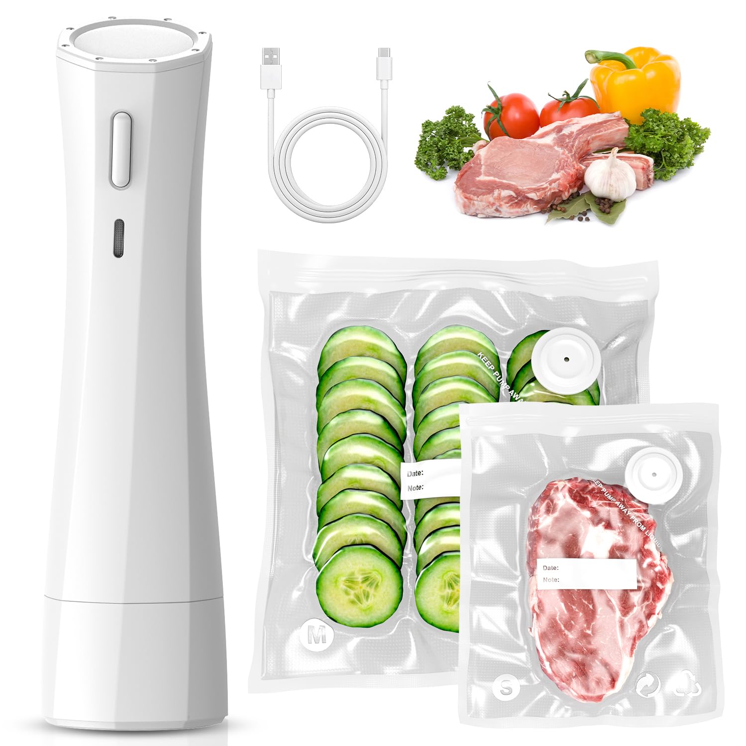 QUWRI sellador de mano compacto para ahorro de espacio en la cocina.