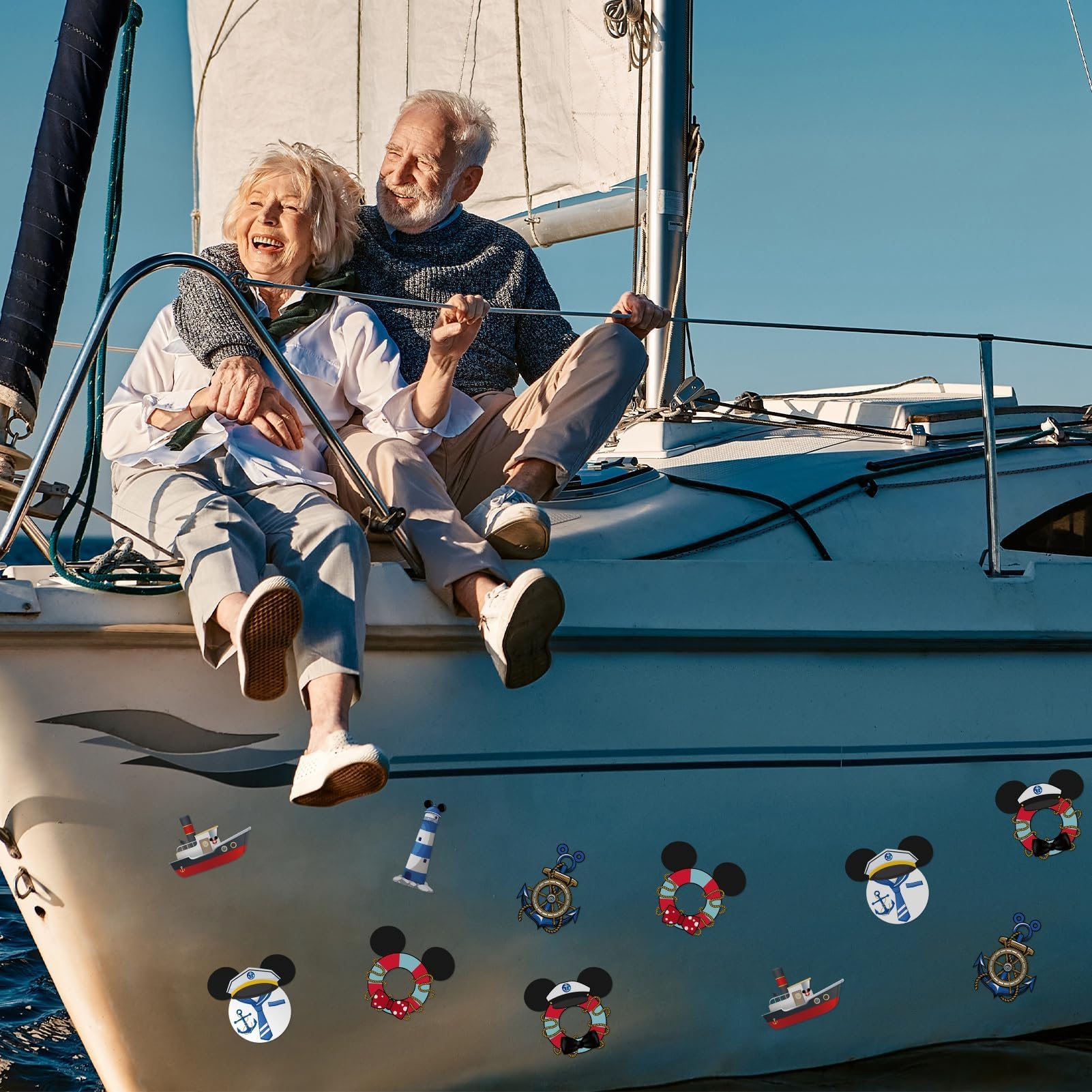 Qweryboo imán puerta crucero para fiestas temáticas marinas