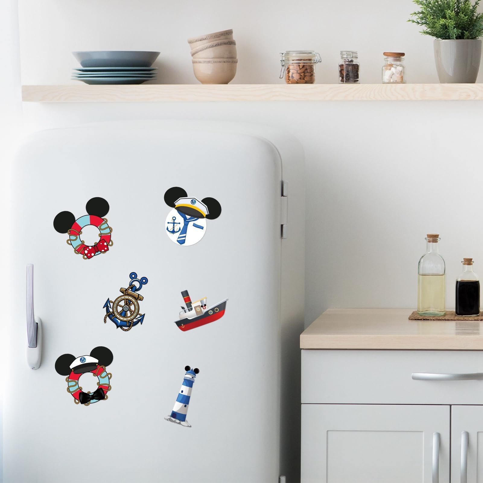 Qweryboo imán puerta crucero conjunto de 12 piezas para decorar