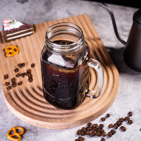 Vaso QWEZXO Mason 24oz, diseño clásico que combina con cualquier mesa.