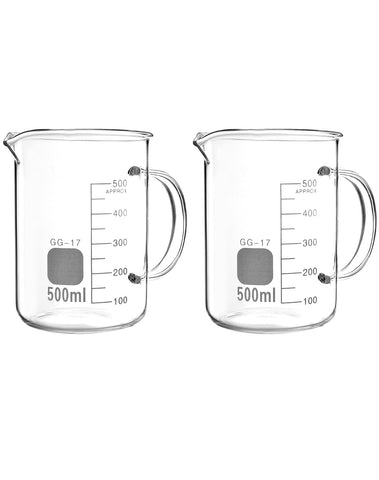 Juego de 2 vasos QWORK con asa para mayor versatilidad.
