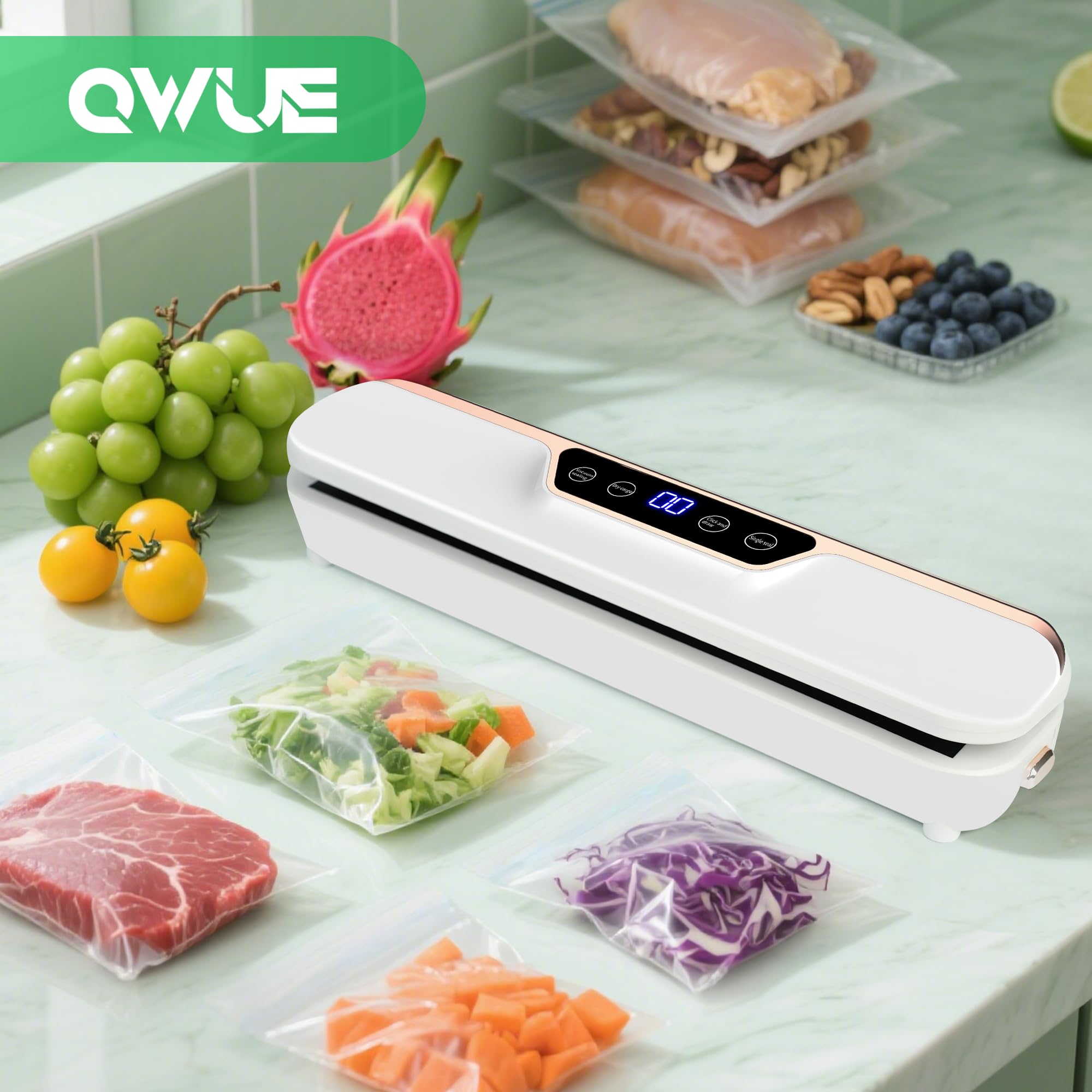 QWUE facilita sellados rápidos para comidas preparadas y sobras