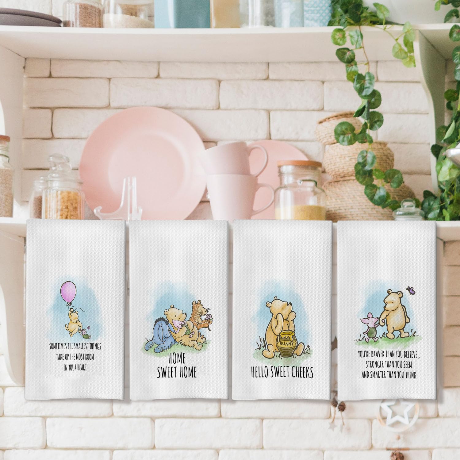 QZCYU Winnie: toallas decorativas para cocina y baño.