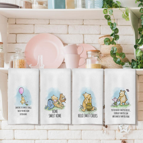 QZCYU Winnie: toallas decorativas para cocina y baño.