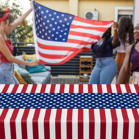 Mantel desechable para facilitar limpieza tras la fiesta