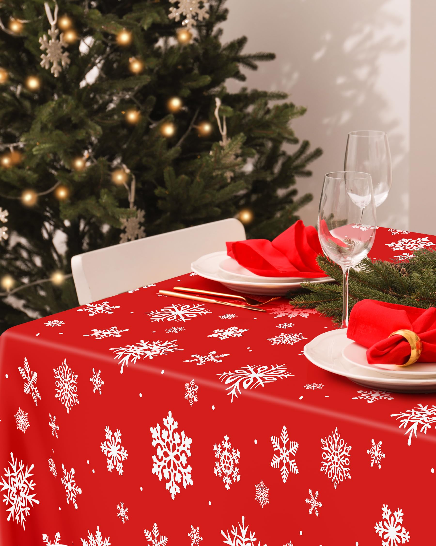 Mantel plástico facilita limpieza tras la comida, QZYL.