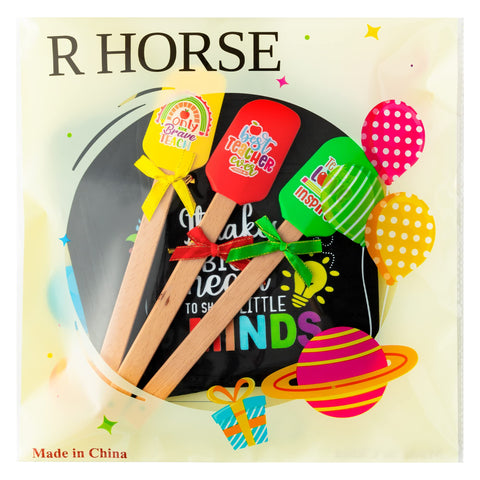 R HORSE packaging regalo para profesores, presentación lista para entregar como detalle de fin de año.