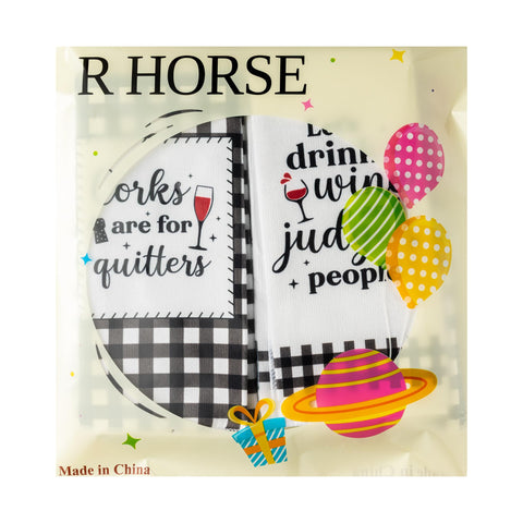 R HORSE toallas de cocina absorbentes, duraderas y fáciles de lavar