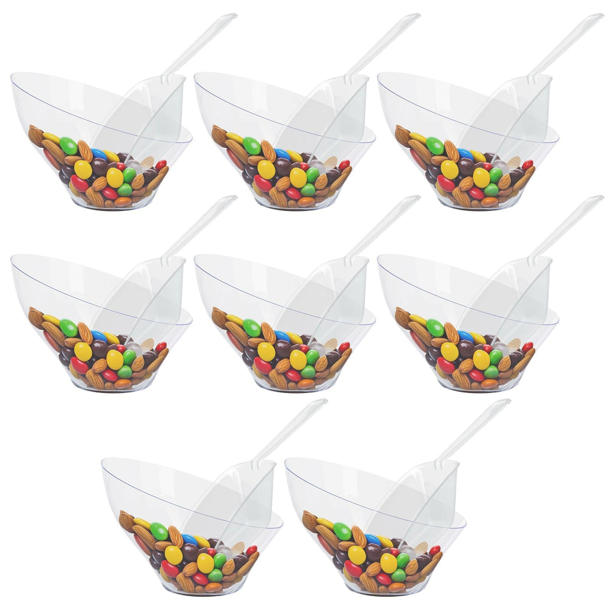 R-kay cuenco transparente de 20 oz para buffet de dulces, ideal para fiestas.