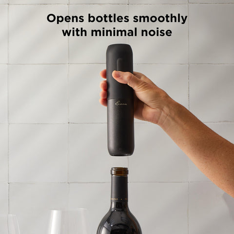 Rabbit abrebotellas eléctrico con cortador de lámina de aluminio integrado