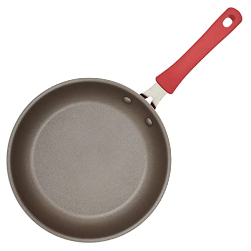 Rachael Ray Cocina Crea, olla de 5 cuartos con tapa roja para guisos.