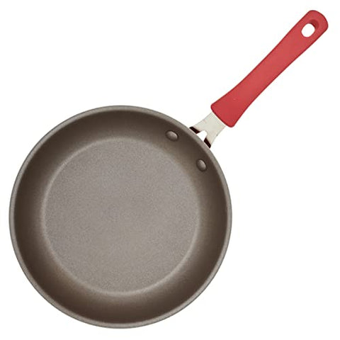 Rachael Ray Cocina Crea, olla de 5 cuartos con tapa roja para guisos.