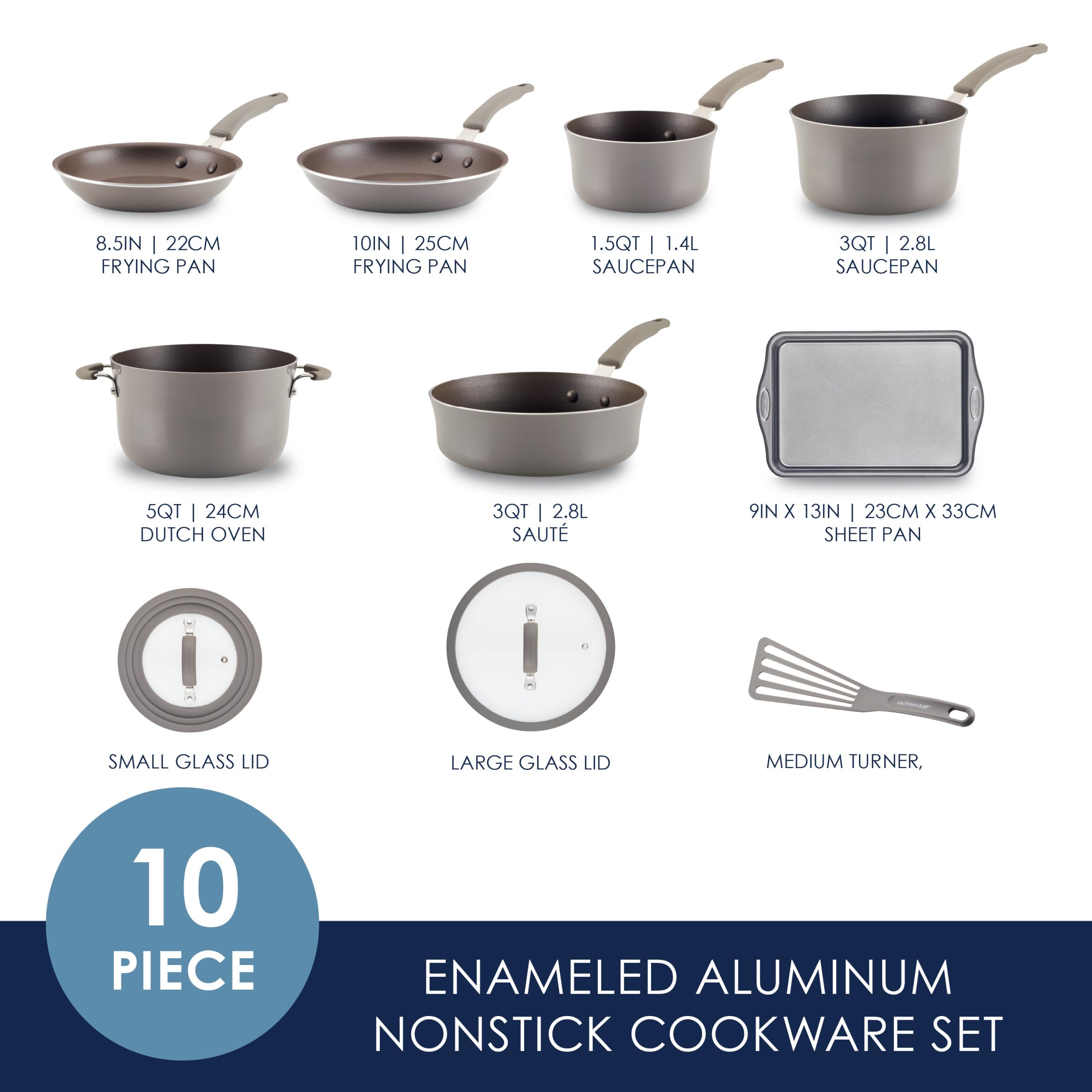 Diseño Tulipán de Rachael Ray Cook Create ofrece superficies de cocción más amplias.