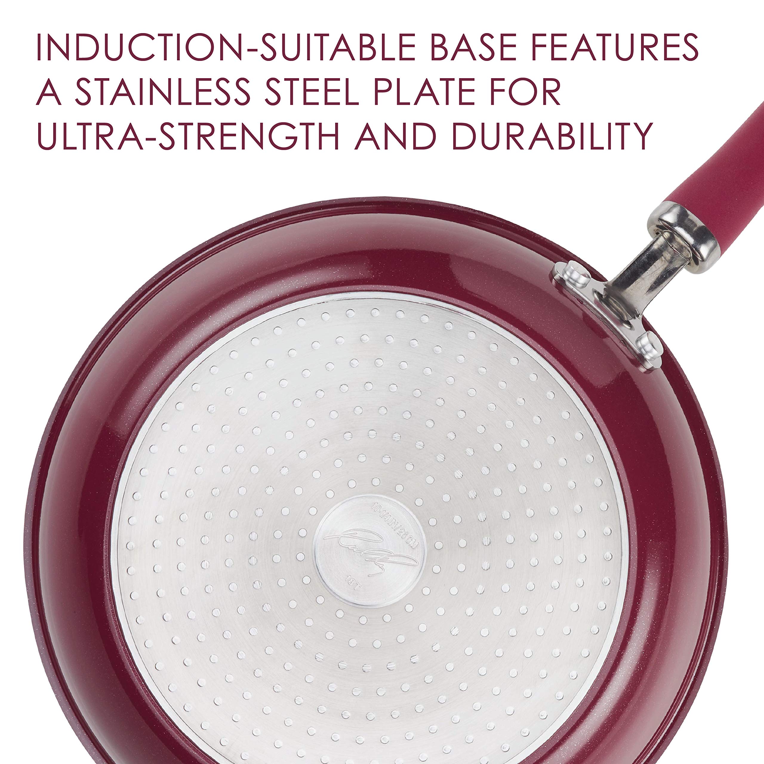 Base de acero inoxidable compatible con inducción para cualquier cocina.