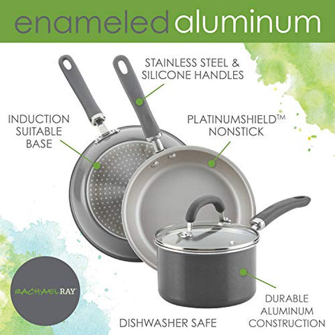 Rachael Ray Create Delicious base inoxidable para inducción
