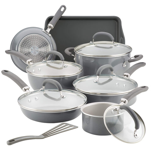 Rachael Ray Create Delicious cacerola 1.5 cuartos con tapa para guisos fáciles