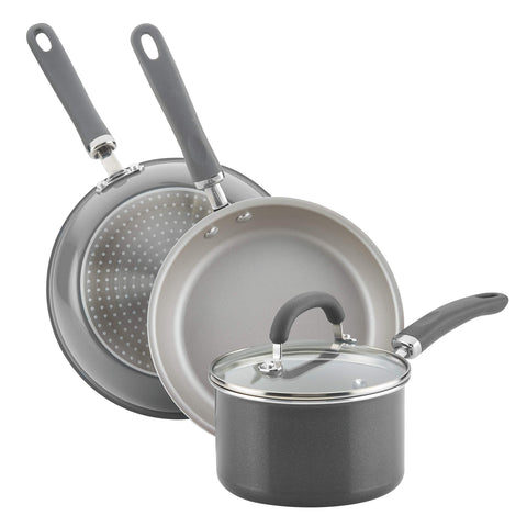 Rachael Ray Create Delicious sarten 3 cuartos con tapa para saltear