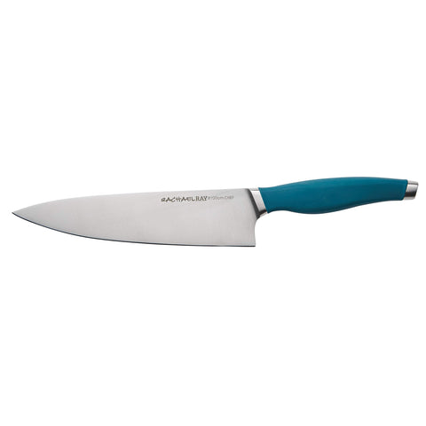 Cuchillo pelador Rachael Ray de 3,5 pulgadas en turquesa para pelar con control.