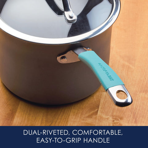 Diseño moderno en azul de la cazo Cucina para uso diario con estilo.