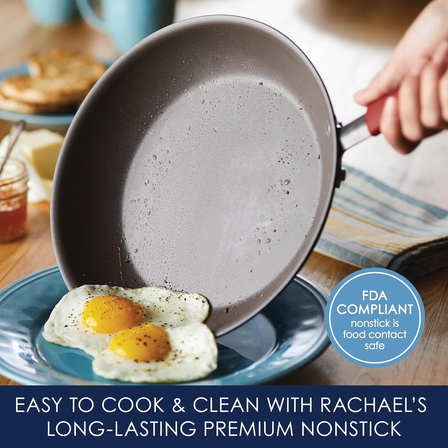 Rachael Ray Cucina: olla grande con tapa para cocciones grandes.