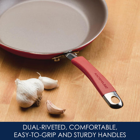 Rachael Ray Cucina: sartén antiadherente de 8,5 pulgadas para dorar y saltear.