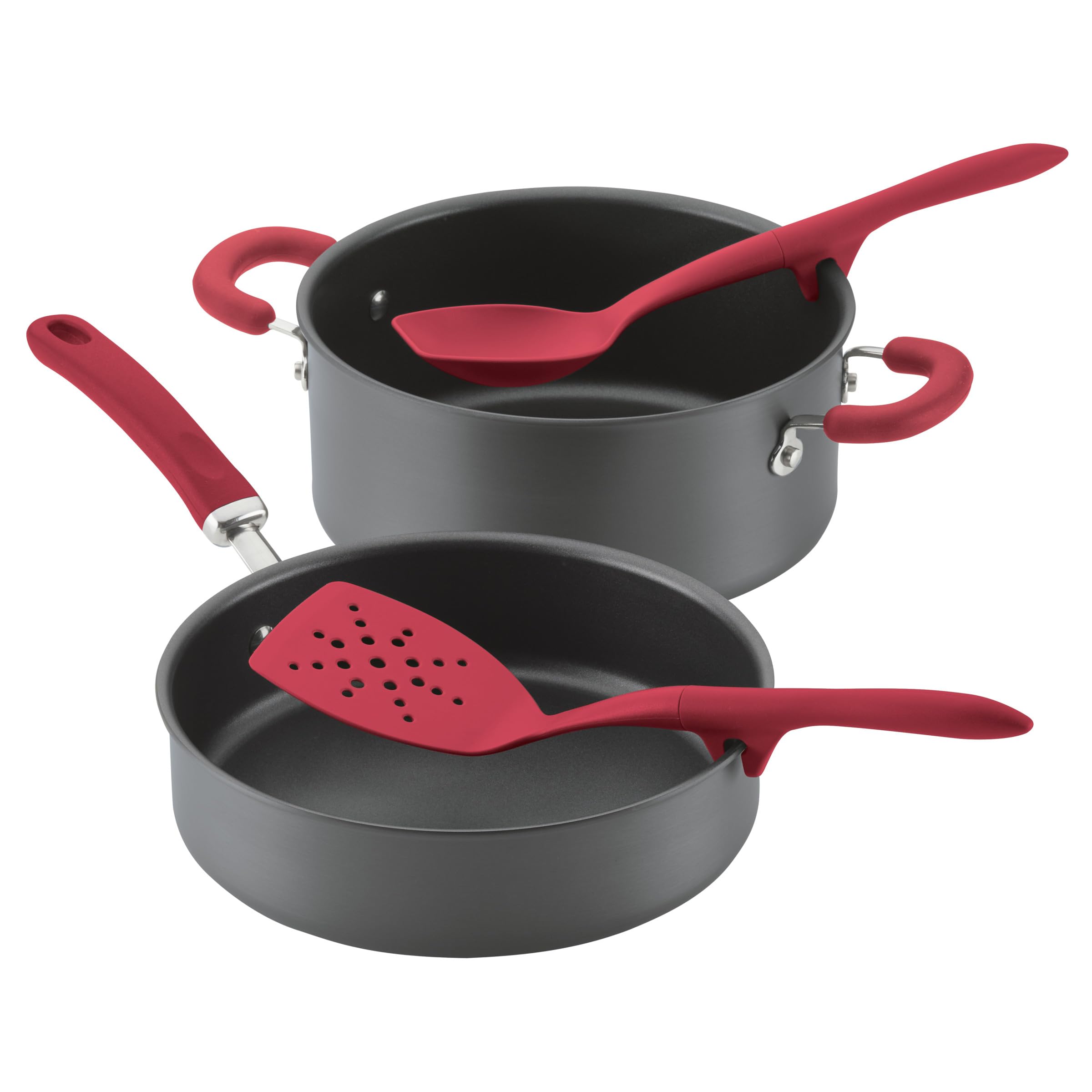 Rachael Ray cucharas con punta plana para cortar y servir.