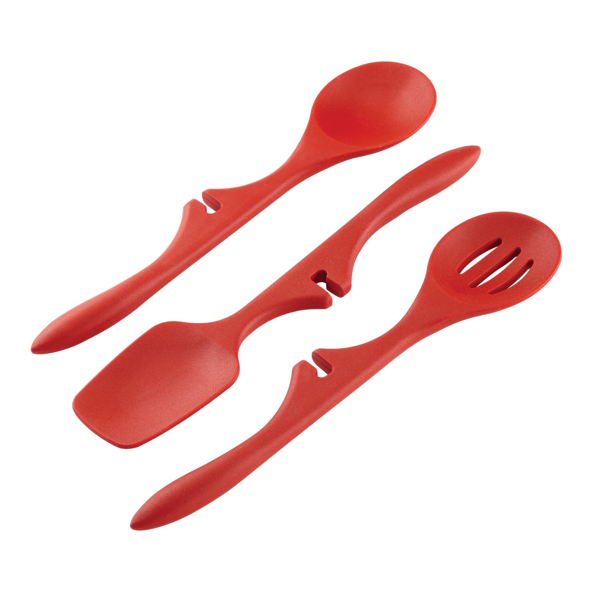Rachael Ray Lazy Tools Set con cucharula para mezclar sin esfuerzo.