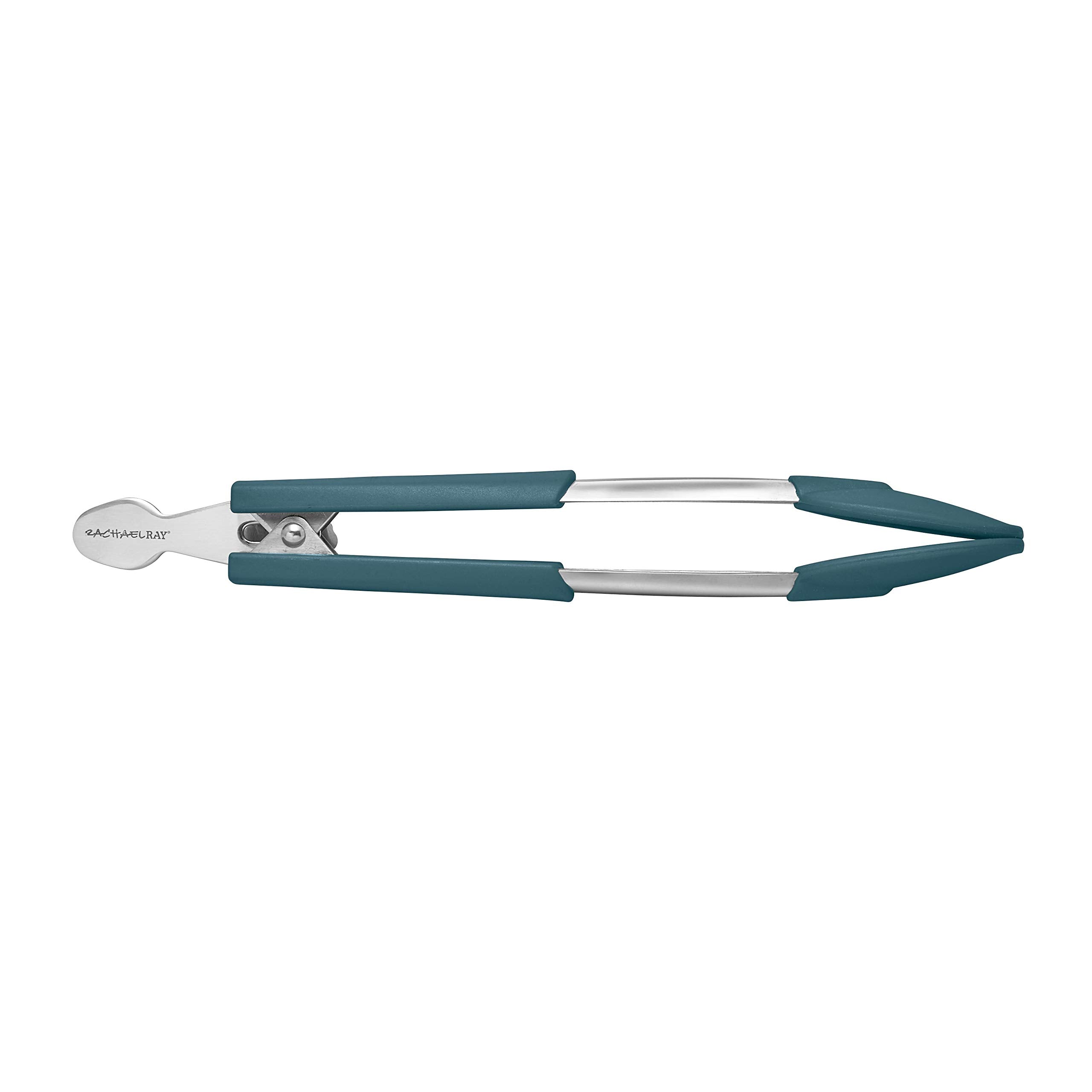 Rachael Ray Lil’ Huggers pinzas de 12 pulgadas listas para grill y limpieza fácil.