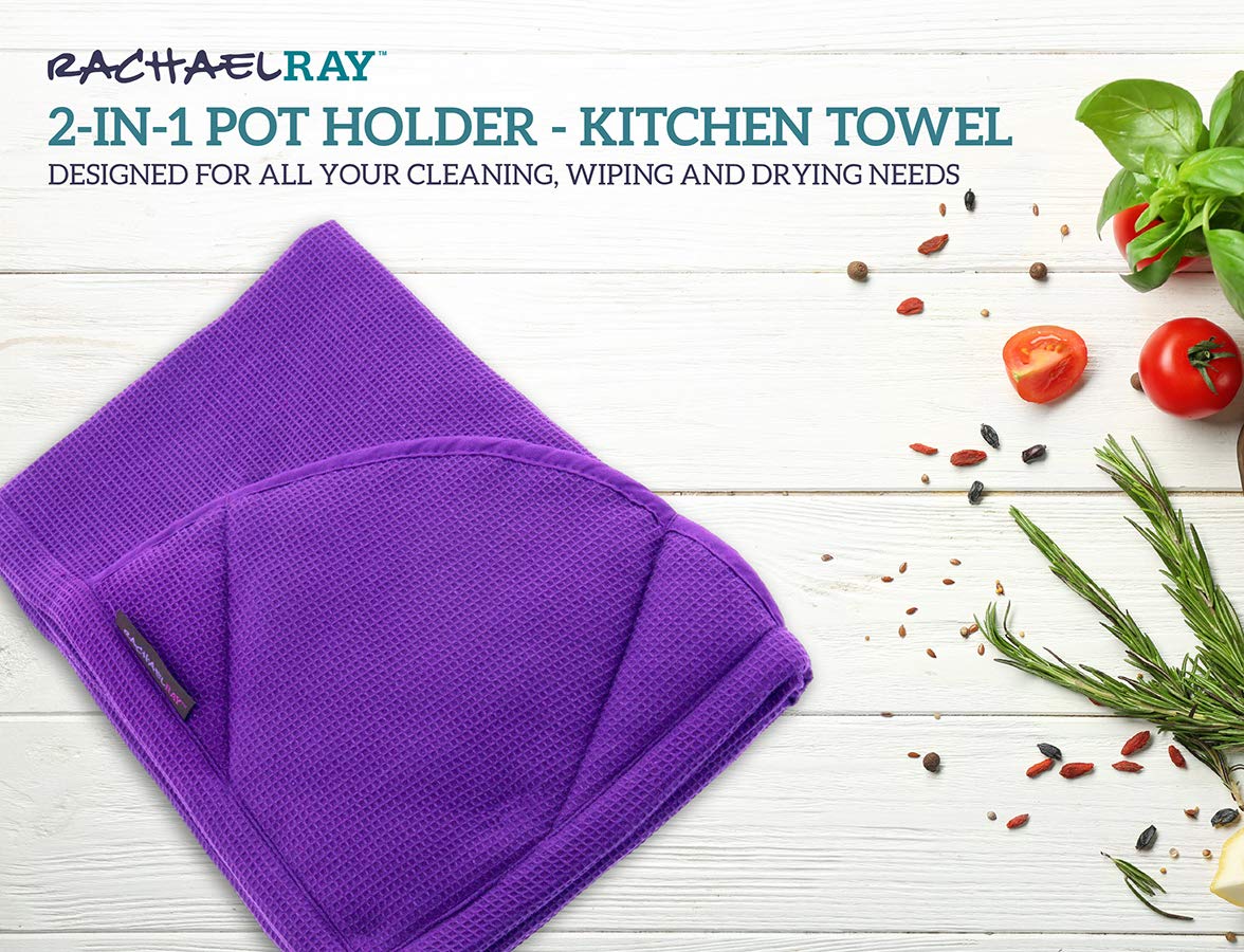 Rachael Ray Moppine: bolsillos resistentes al calor para agarrar ollas