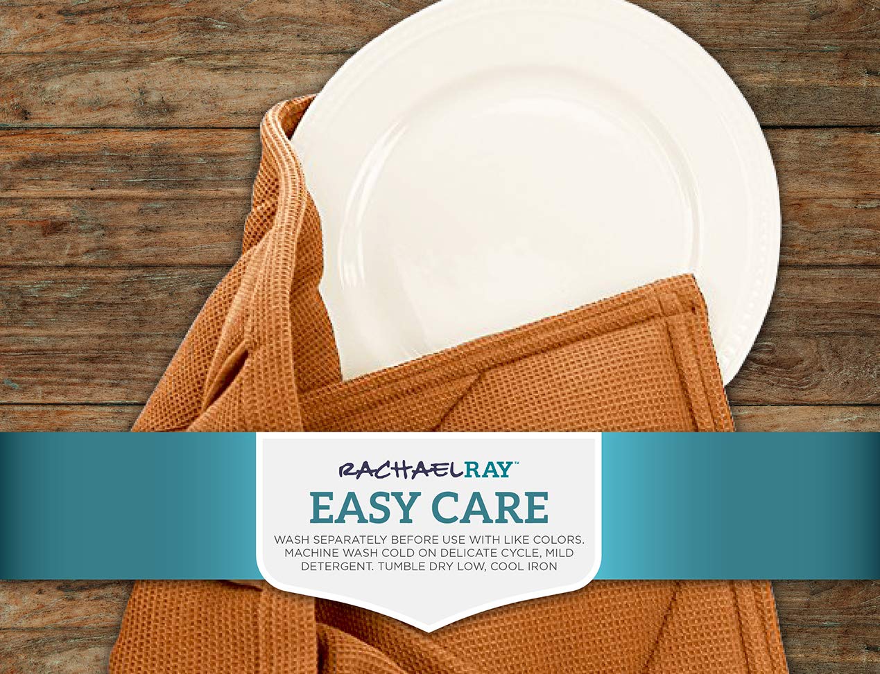 Rachael Ray Moppine puños aislantes integrados para agarre seguro
