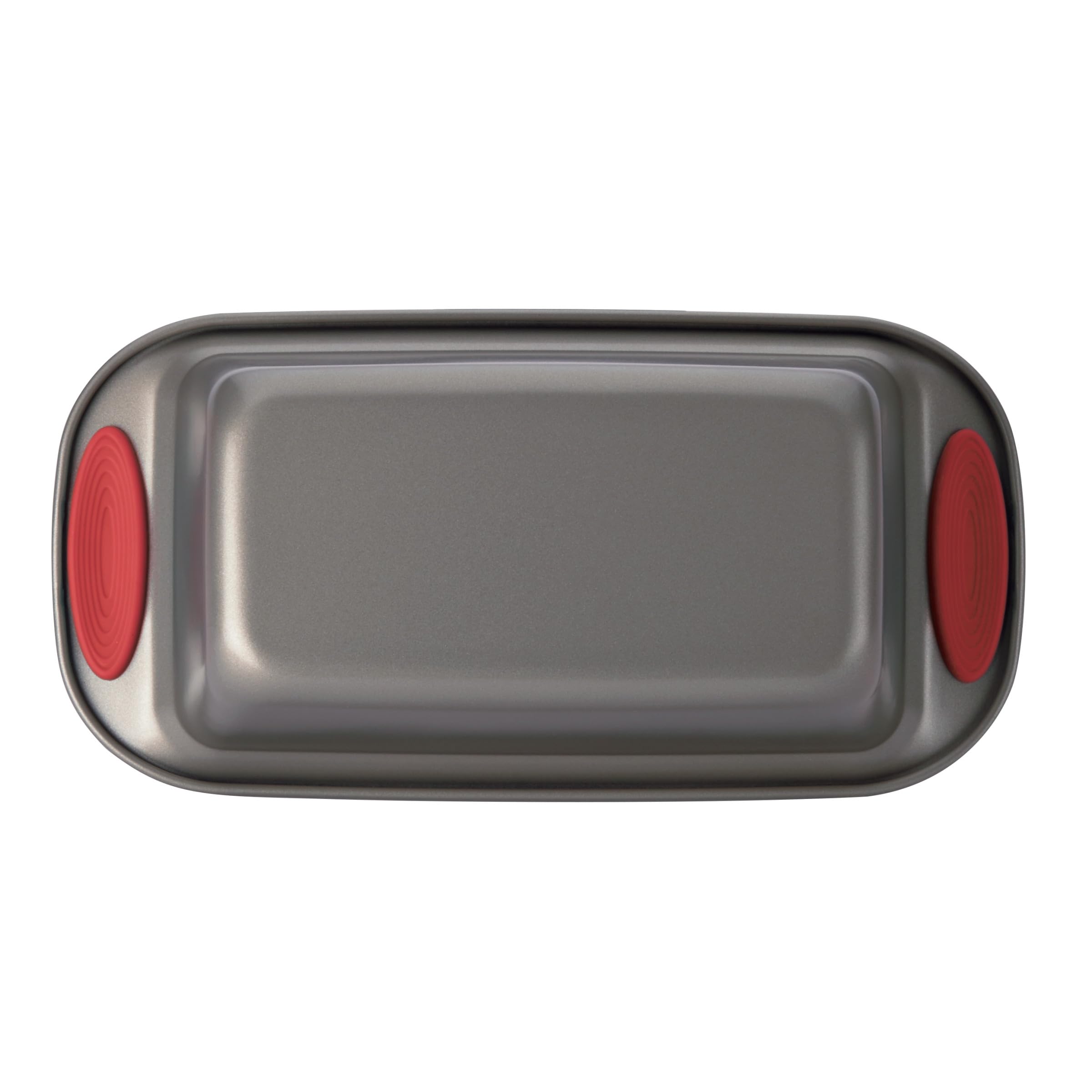 Rachael Ray Yum-o! Asa lateral de agarre que facilita retirar pan del horno.