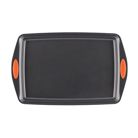 Rachael Ray Yum-o: manijas grip grandes en color naranja para manipular con comodidad