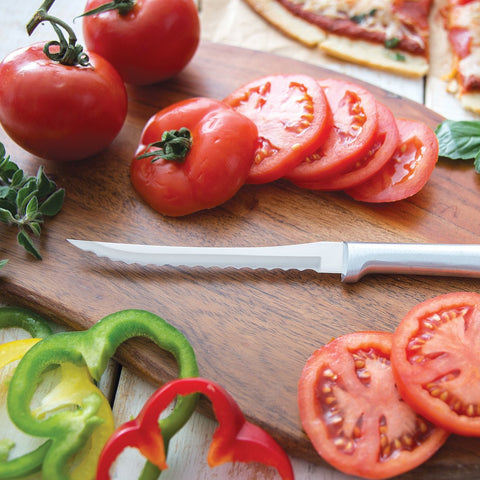 RADA cortador tomates, rebanado uniforme para sándwiches.