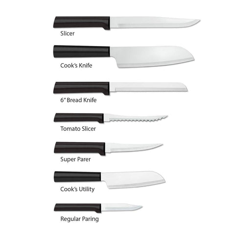 Rada cuchillo para rebanar: cortes precisos para carnes y quesos.