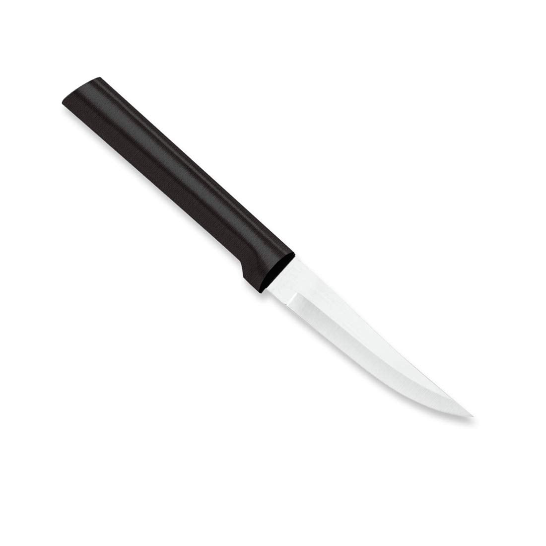 RADA cuchillo pelador de uso pesado con mango negro para agarre firme