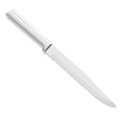 RADA Cuchillo serrado R138, 7 pulgadas, ideal para cortar frutas y verduras con facilidad.