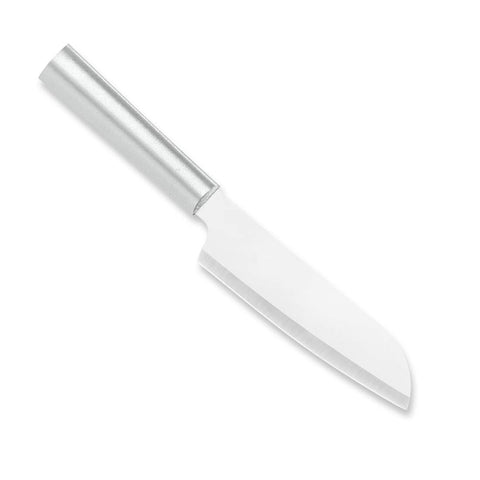 RADA cuchillo de utilidad con mango plateado para uso diario en la cocina.