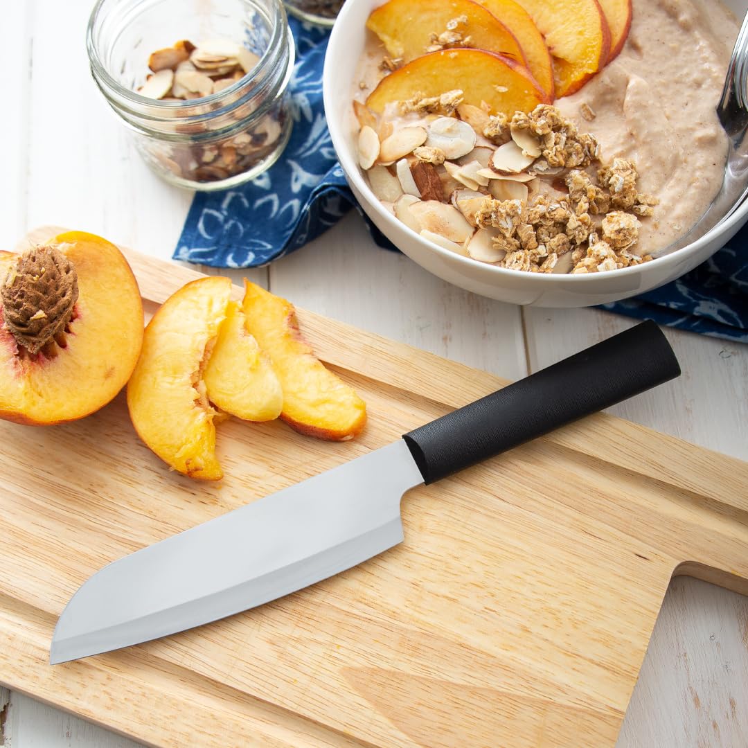 RADA cuchillo utilitario, apto para ajo, salchicha y guayaba, cortes suaves.