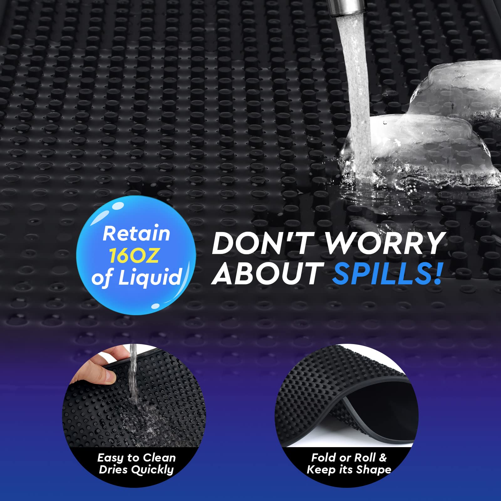 Radical Impact: durabilidad y flexibilidad de las alfombrillas 12x6 negro