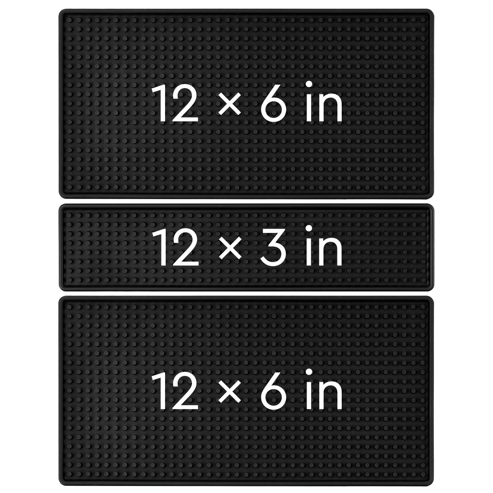 Radical Impact: proteccion de superficie con alfombras para bar 12x6 negro