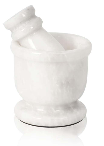 Radicaln mortero-maja marfil 2,5 pulgadas, ideal para moler especias en la cocina.