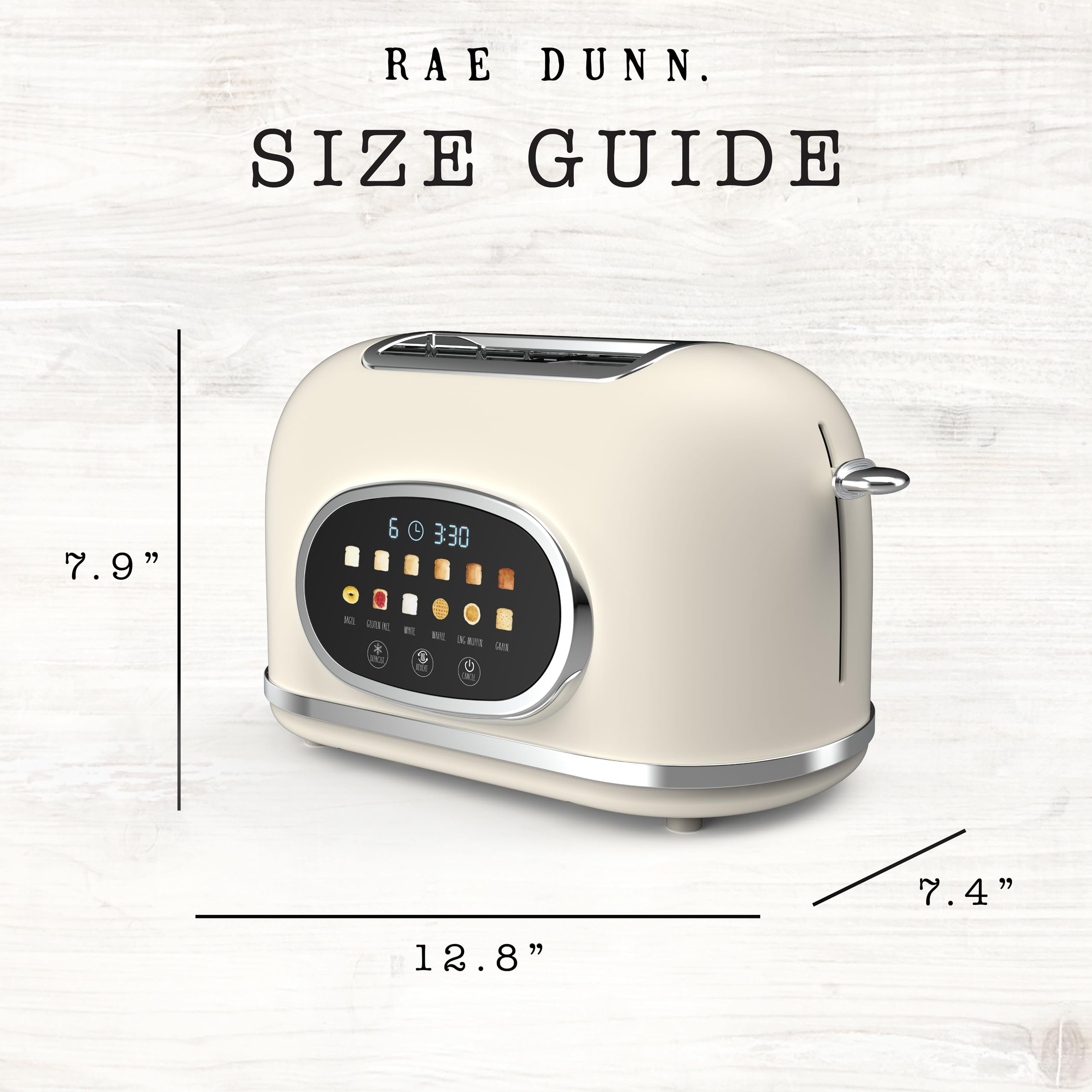 Acabado crema Rae Dunn ideal para cocinas modernas