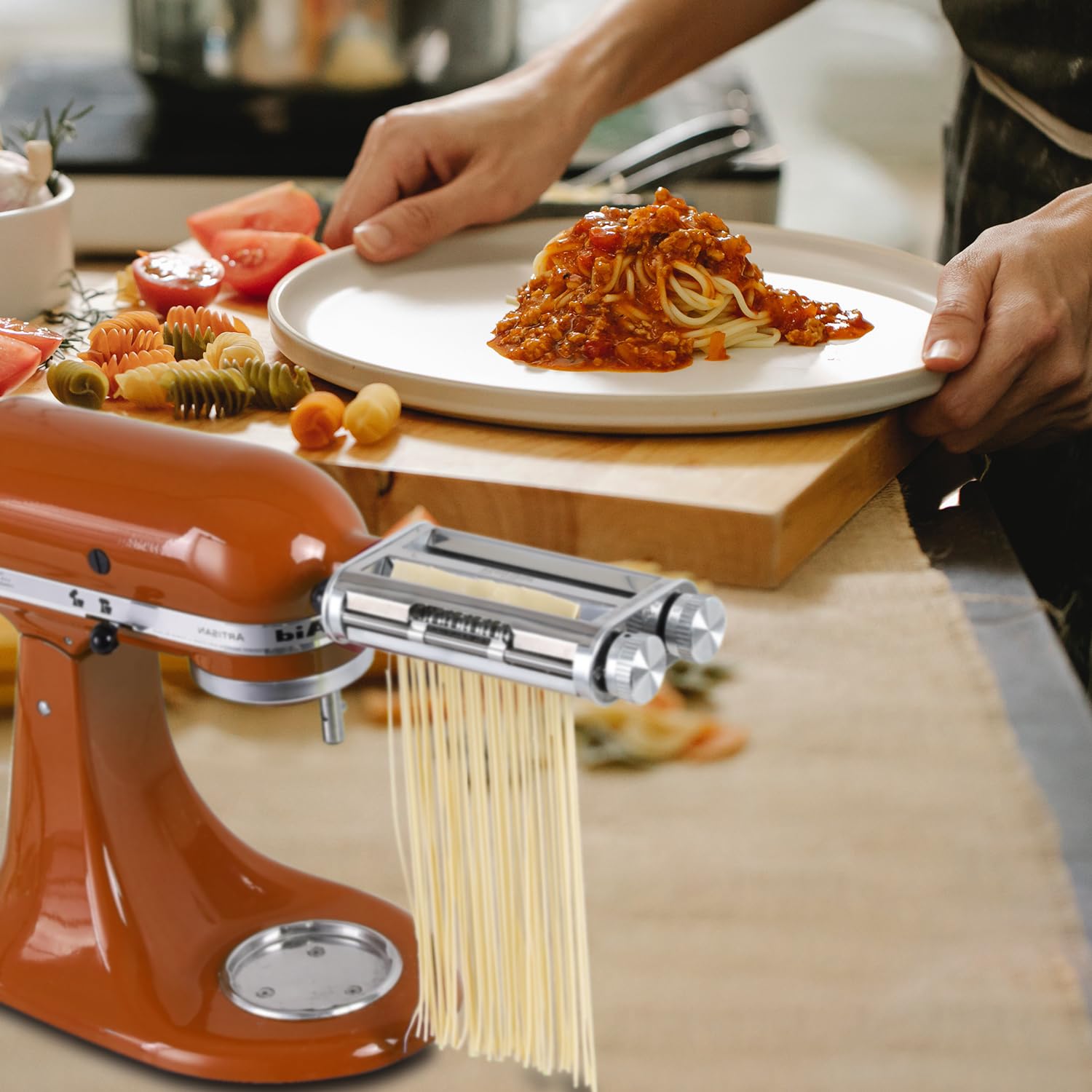 Rafbar hacedora de pasta: construcción en acero inoxidable para mayor durabilidad.