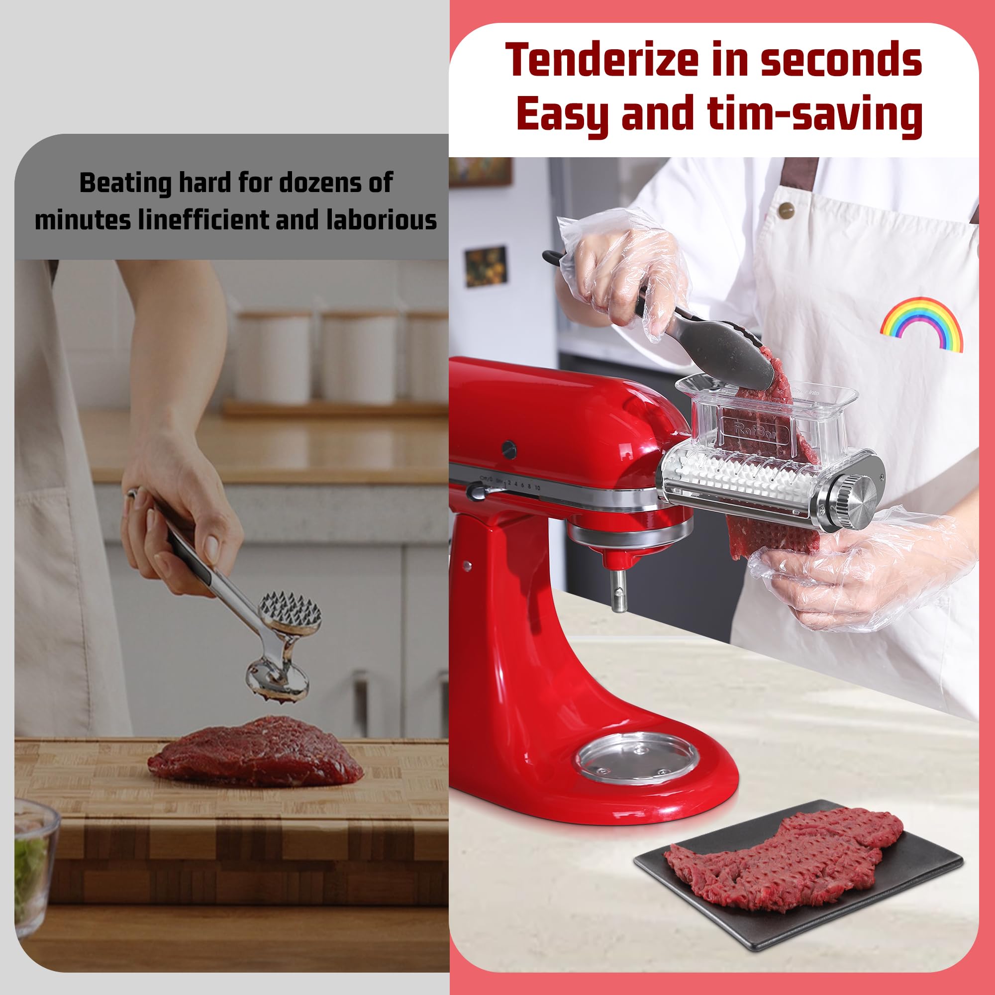 RAF BAR accesorio profesional para tenderizar carne en casa y lograr resultados consistentes.