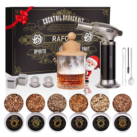 Rafow kit ahumado para cocteles con antorcha, mejora la experiencia sensorial