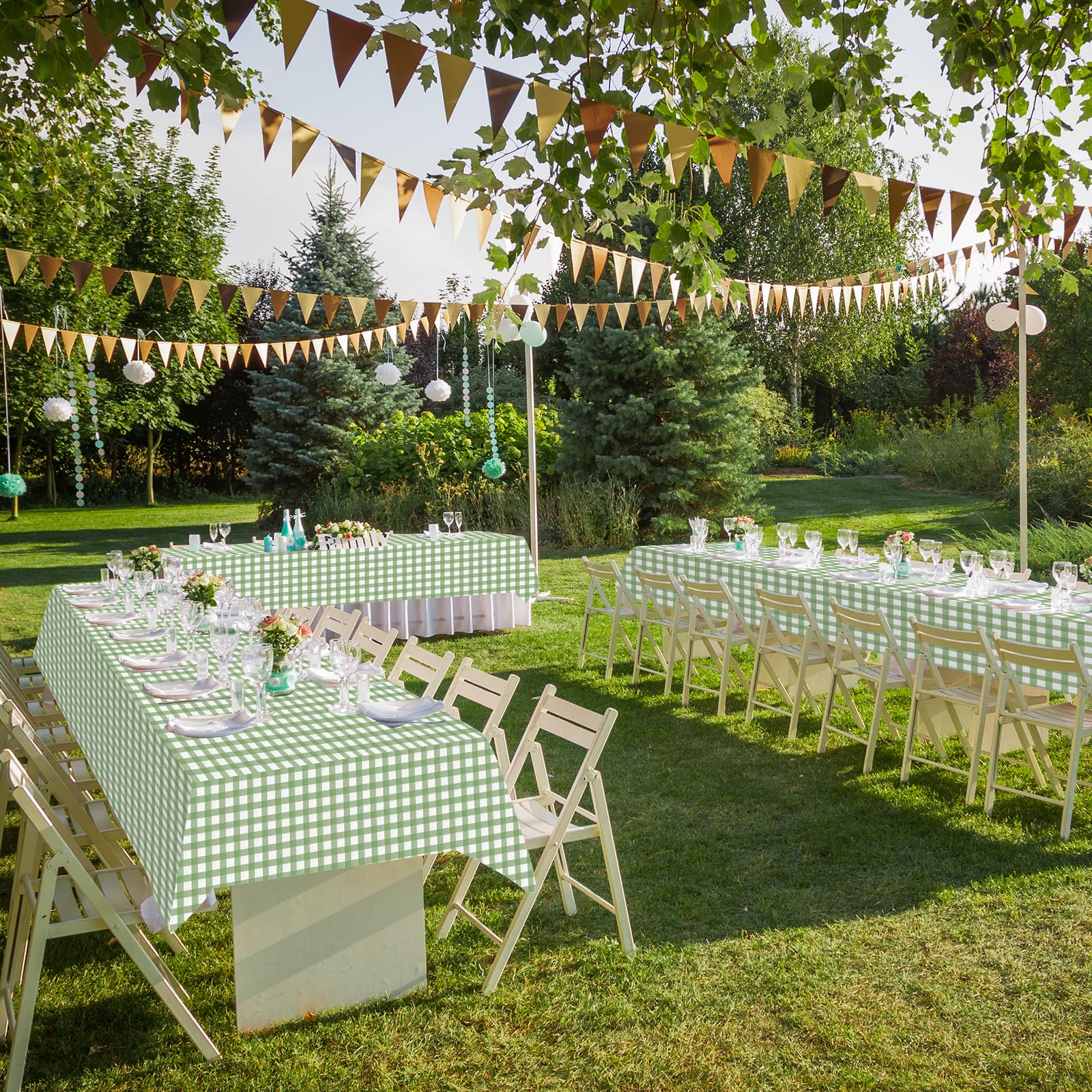 Mantel de plástico ligero Ragnhild ideal para picnic y cumpleaños