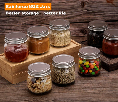 Rainforce tapas plateadas con forro plastisol, sellado hermético para conservar frescura.