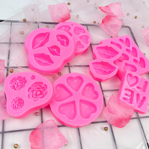 Rainmae Adorno para tarta de silicona, decoraciones fáciles y desmoldado suave.