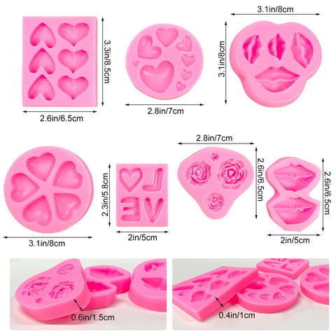 Rainmae Carta de amor de silicona, perfecta para detalles elegantes en pasteles.