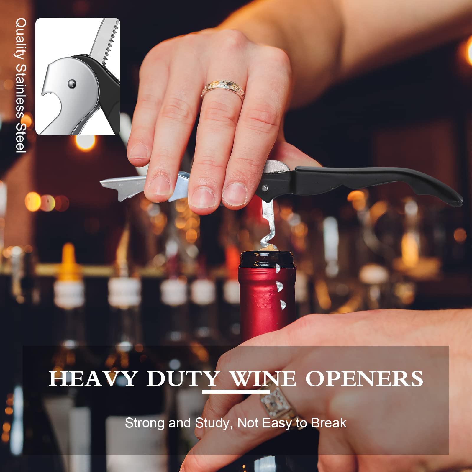 Regalo práctico para amantes del vino, con múltiples funciones.